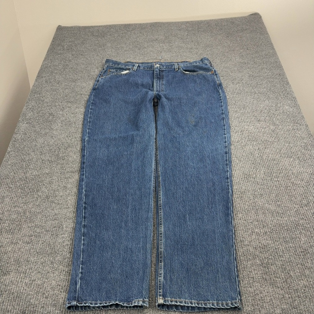 Levis 550 Jeans Mens 43x34 Blue Cotton Relaxed Fit Denim Streetwear‎ Casual